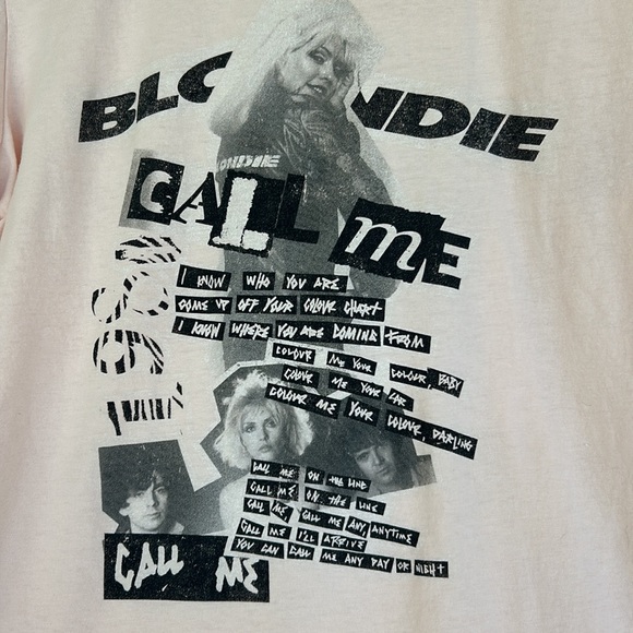 Blondie Band Call Me Graphic T-Shirt - Picture 10 of 10